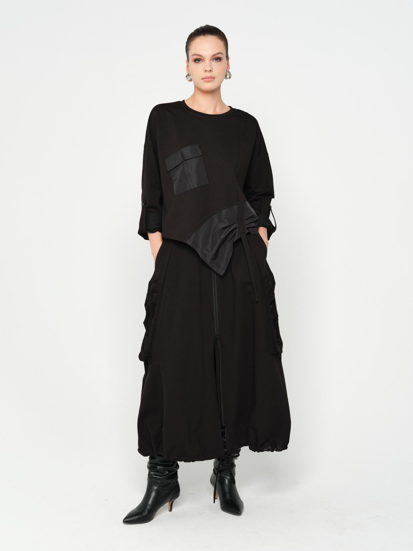 YANI BÜZGÜLÜ ETEK