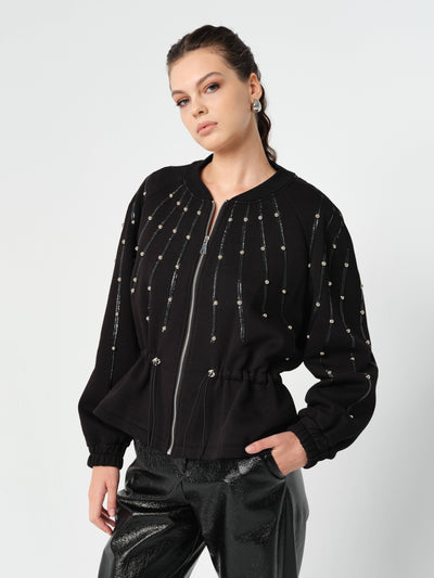 İNCİ ÇAKMALI CEKET