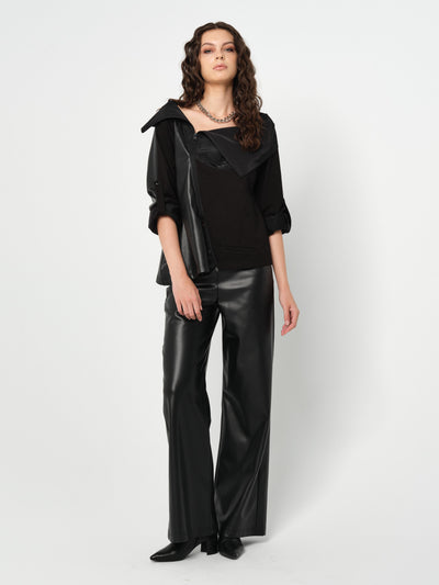 ÇİFT FERMUARLI BLUZ