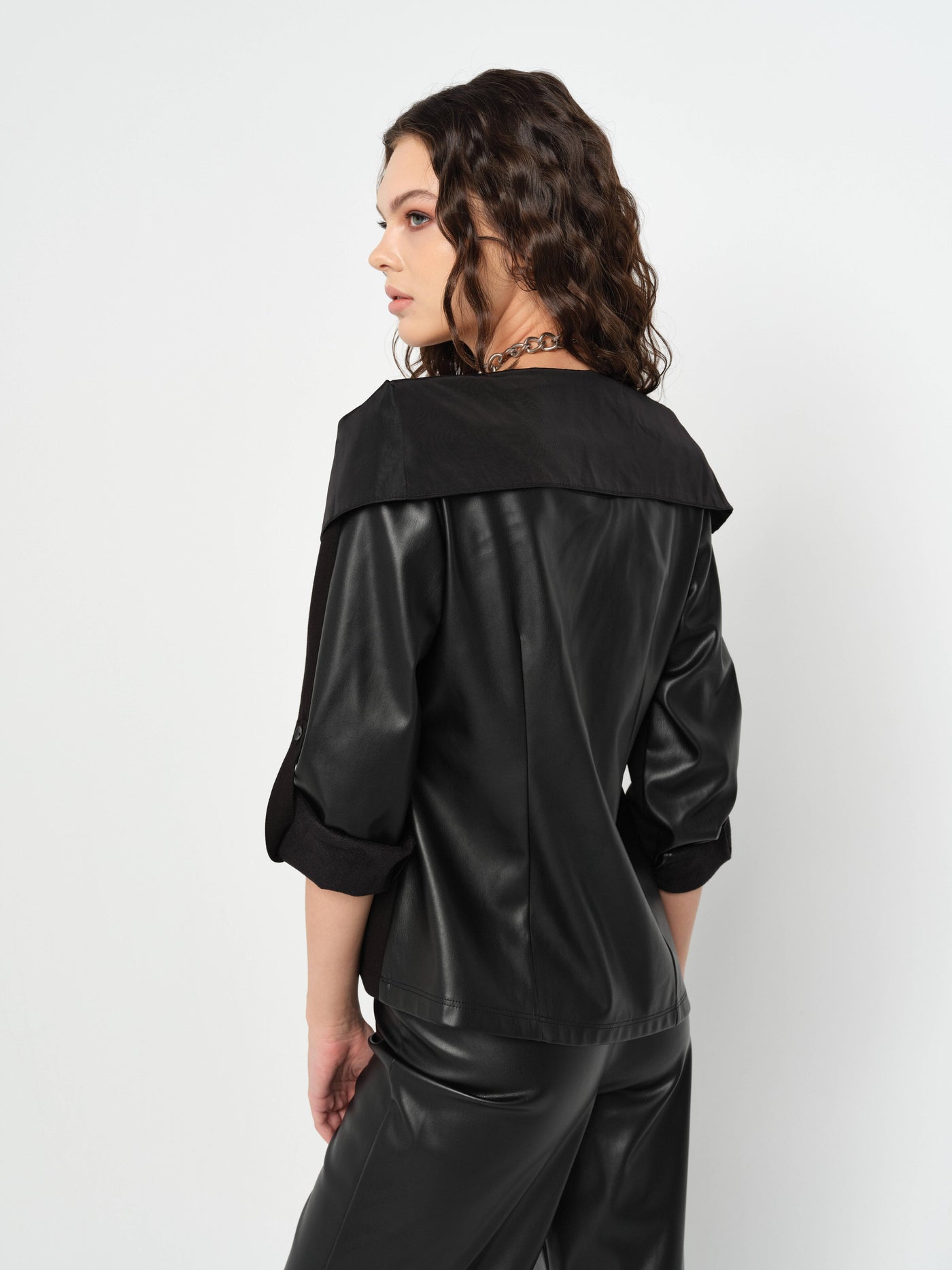 ÇİFT FERMUARLI BLUZ